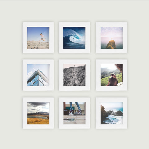 20-Pack, White, 6x6 Photo Frame (4x4 Matted) – Tiny Mighty Frames