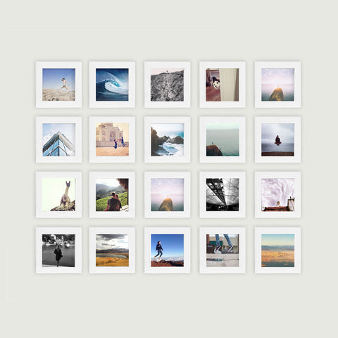 16-Pack, White, 6x6 Photo Frame (4x4 Matted) – Tiny Mighty Frames